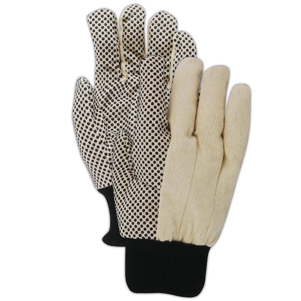 Textile Gloves, Brown, 12 PK